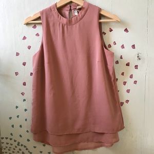 High neck sleeveless top